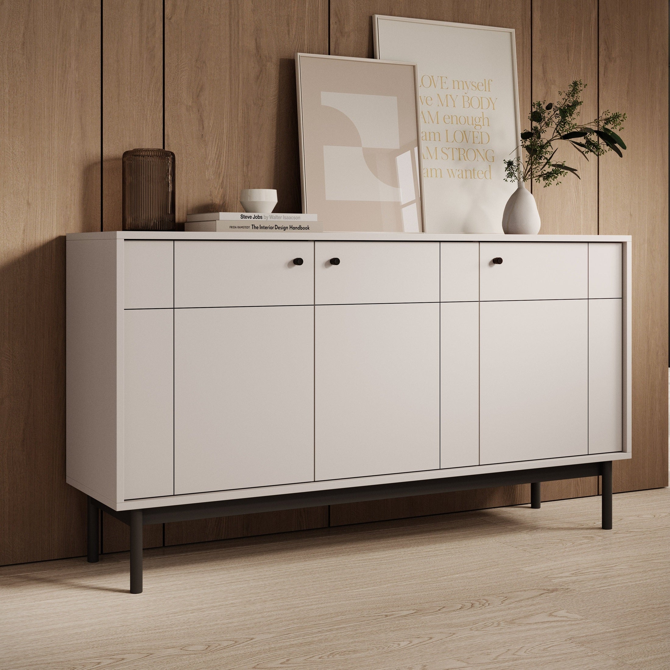 Komoda 154x84 w stylu japandi | Sabi