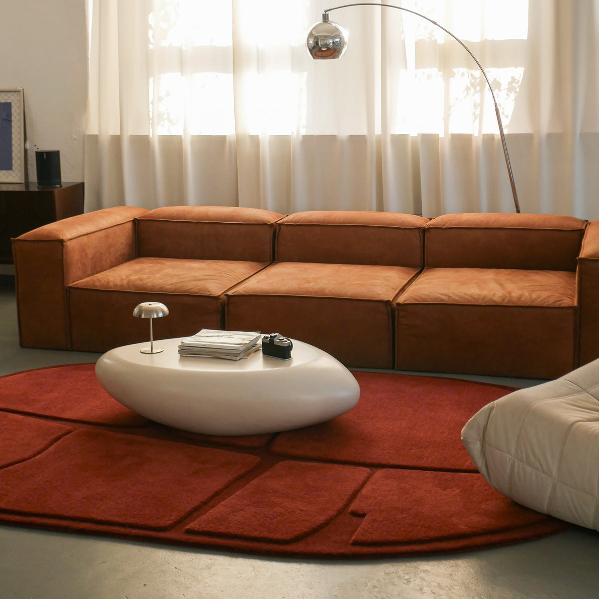 Rawi Rug with a Sculptural Pile Texture, Natural Style – photo 2