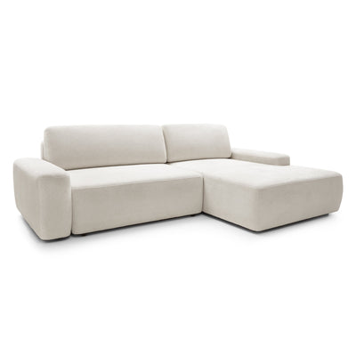 Narożnik z funkcją spania 3-osobowy 125x210 w stylu nowoczesnym | Bamby