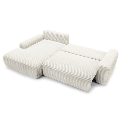 Narożnik z funkcją spania 125x200 z pojemnikiem w stylu nowoczesnym | Dori