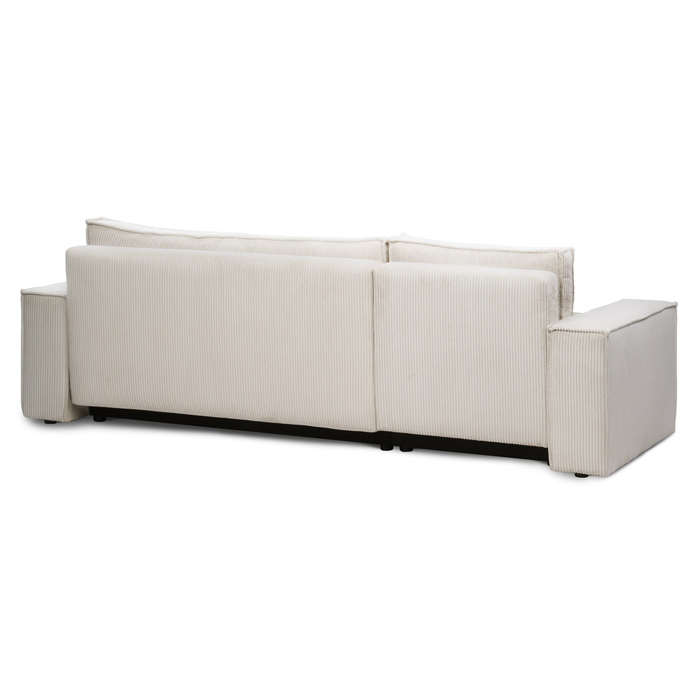 Narożnik uniwersalny z funkcją spania 3-osobowy 200x142–154 w stylu loft | Agi