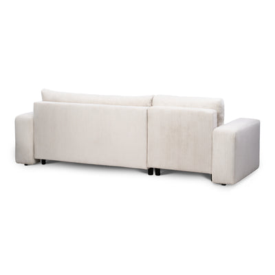 Narożnik uniwersalny z funkcją spania 3-osobowy 200x142–154 w stylu loft | Kingi