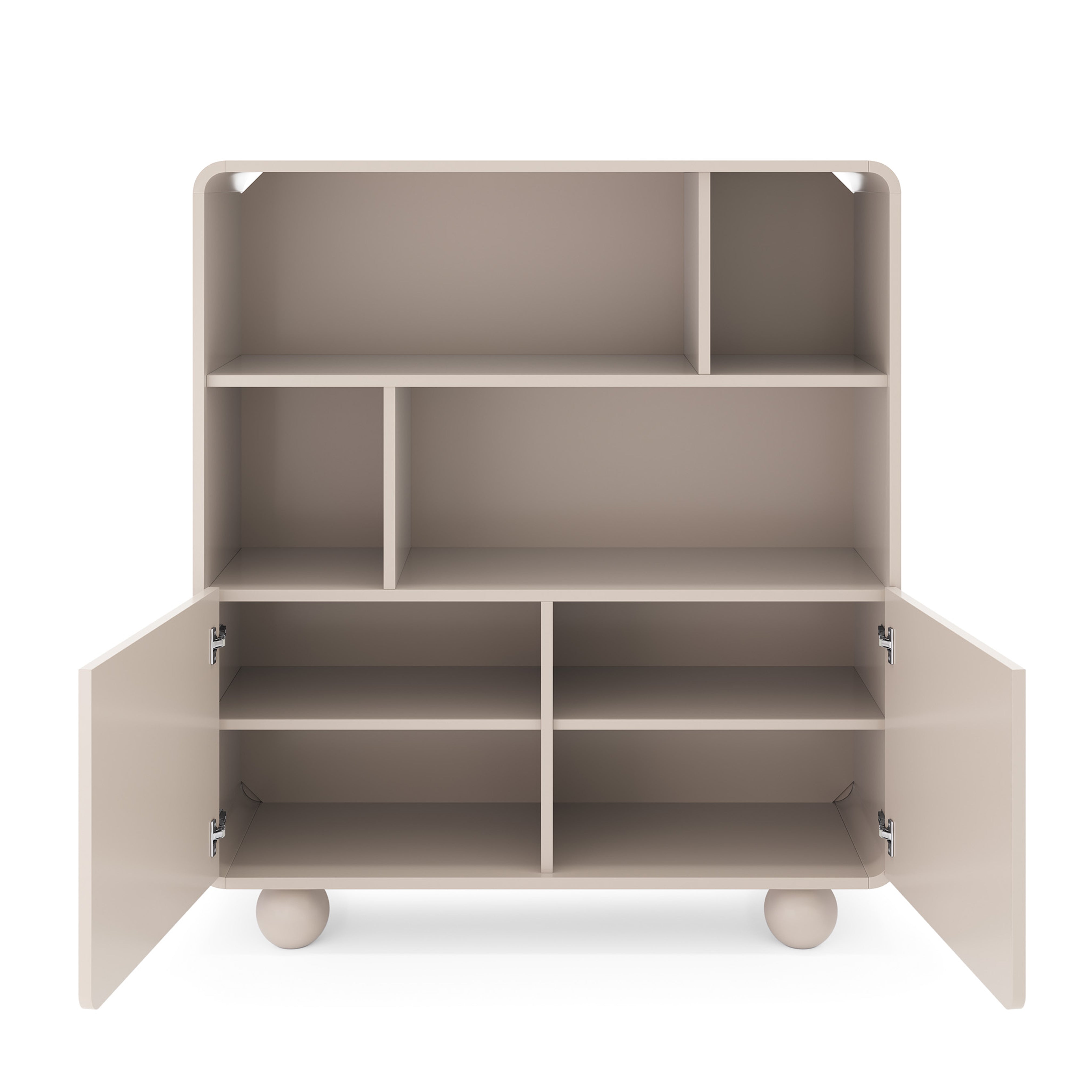 Regał 108x121 w stylu japandi | Ballo