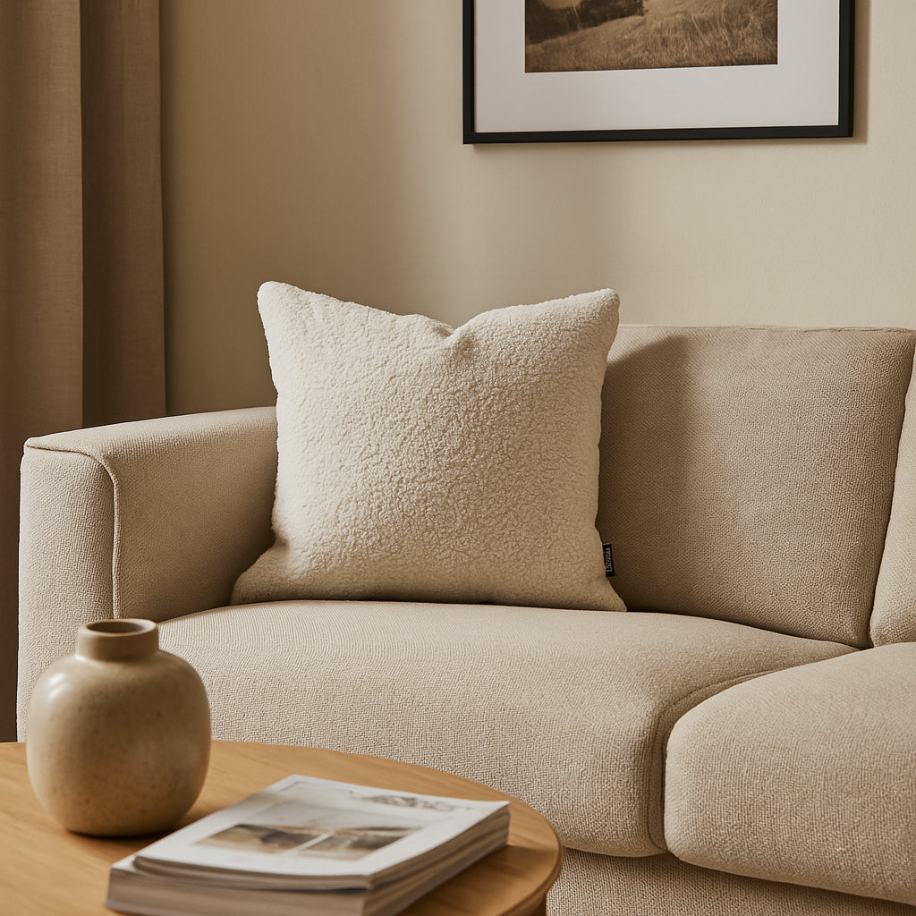 Poduszka dekoracyjna 45×45 cm w stylu glamour | Plusz