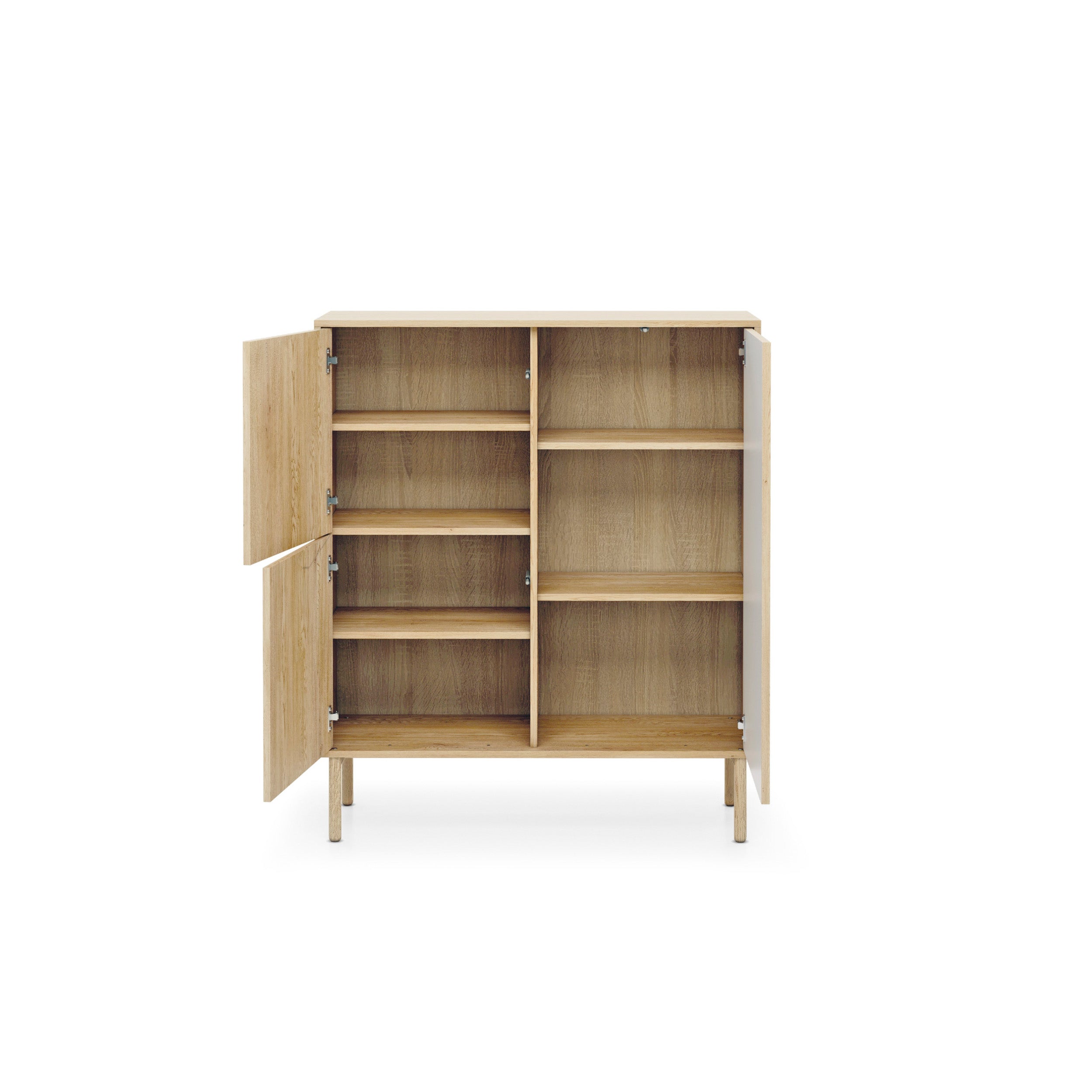 Komoda 3-drzwiowa 104x122 w stylu japandi | Viola
