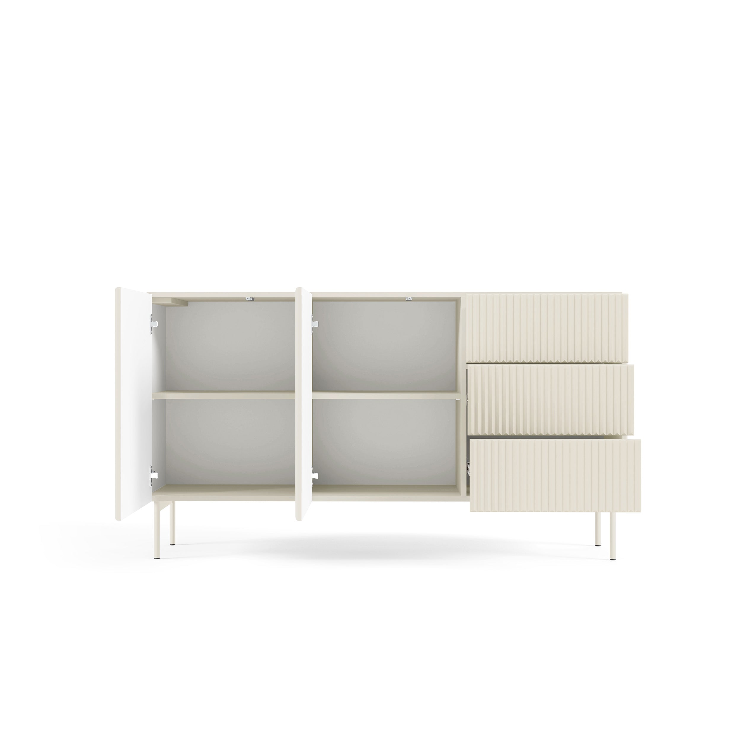 Komoda z drzwiami i szufladami 147x81 w stylu nowoczesnym | MuzZI