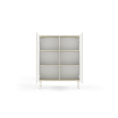 Komoda wysoka z drzwiami 99x123 w stylu nowoczesnym | MuzZI