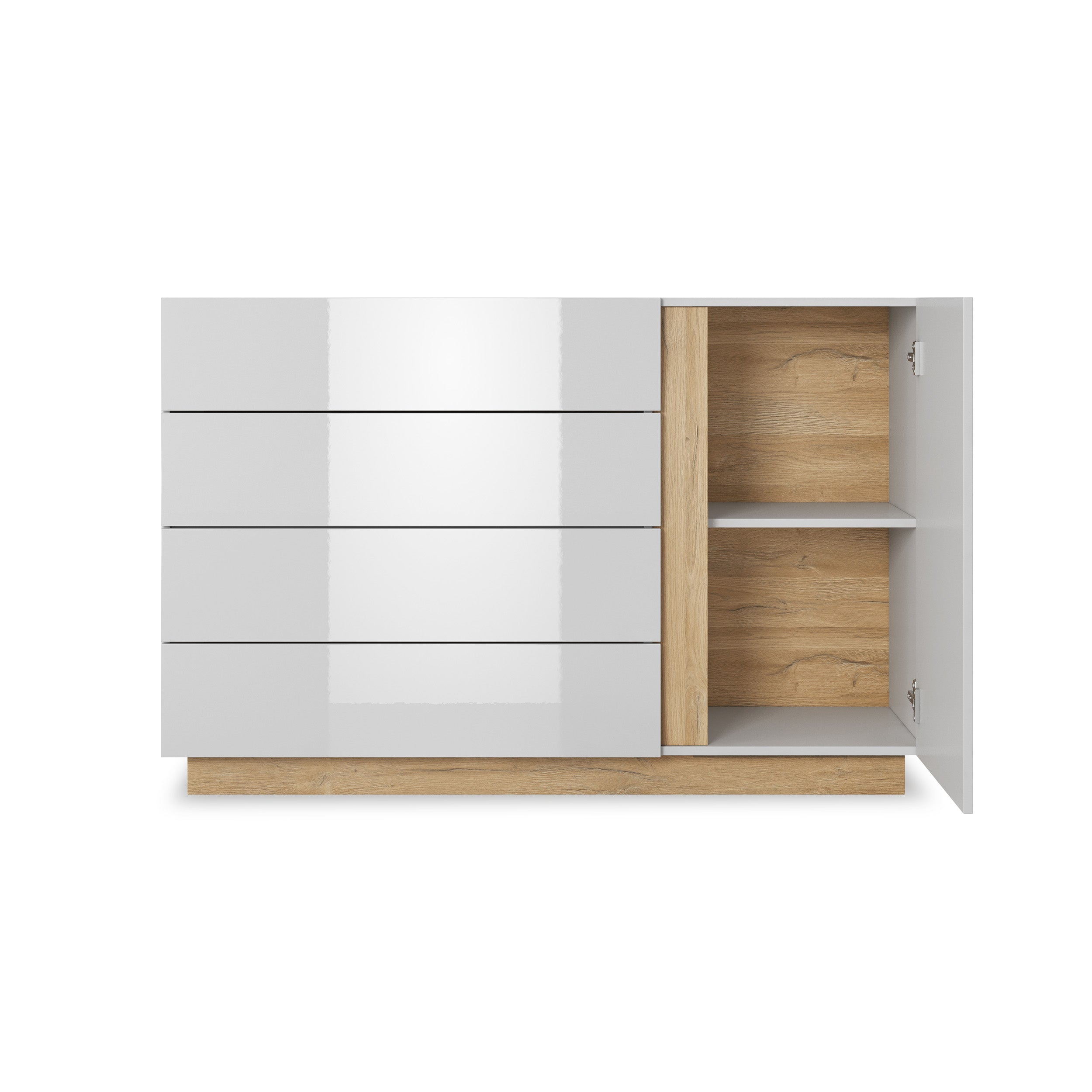 Komoda 138x91 w stylu minimalistycznym | Armelia