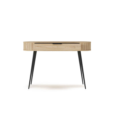 Toaletka z szufladą 120x80 w stylu japandi | Llovia