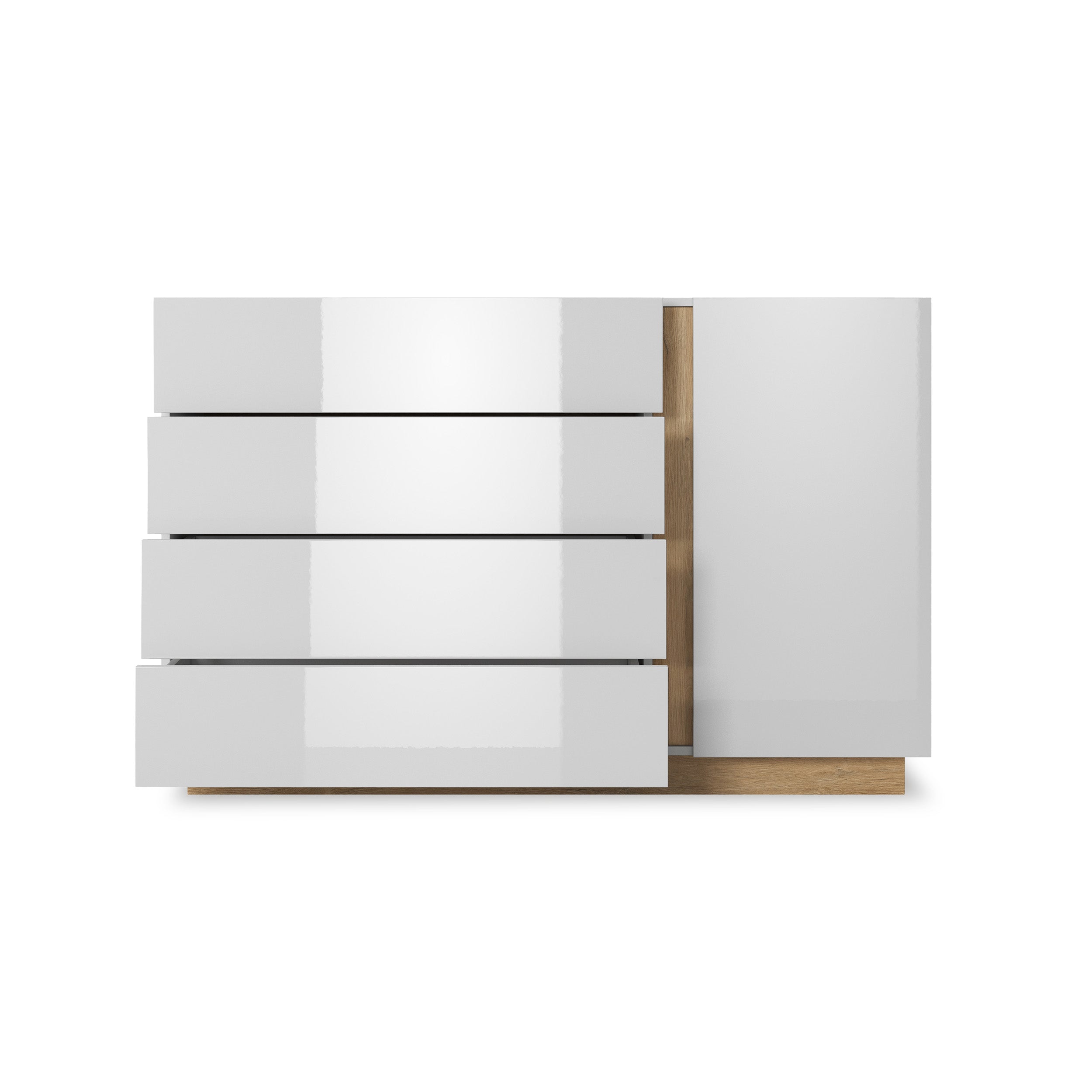Komoda 138x91 w stylu minimalistycznym | Armelia