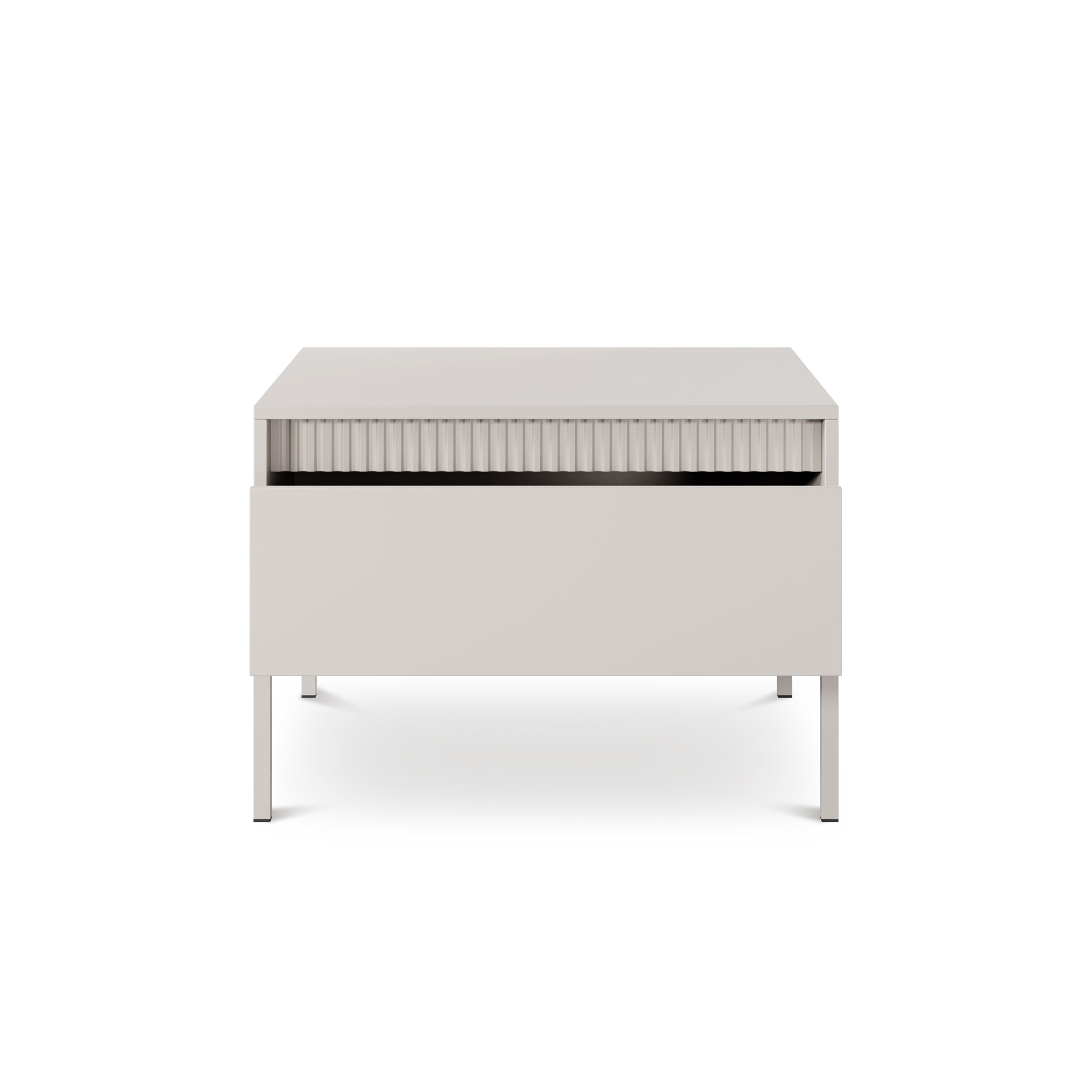 Stolik kawowy 68x48 z szufladą w stylu minimalistycznym | Senra