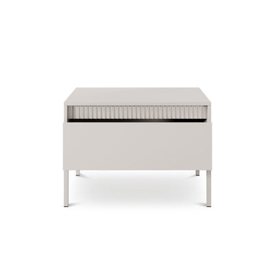 Stolik kawowy 68x48 z szufladą w stylu minimalistycznym | Senra