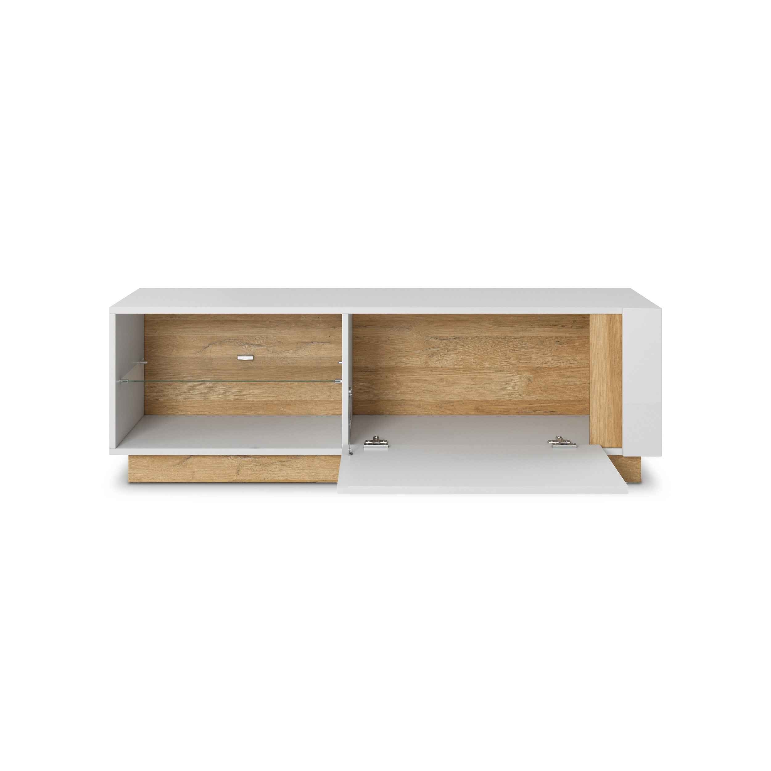 Szafka RTV 138x46 w stylu glamour | Armelia