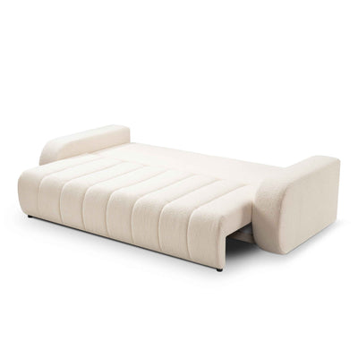 Sofa 3-osobowa z funkcją spania 144x200 w stylu skandynawskim | BALOA