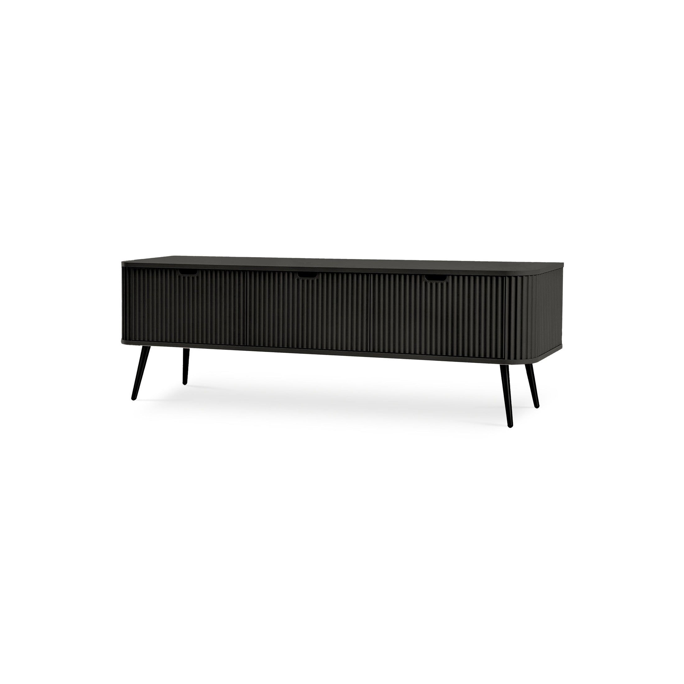 Szafka RTV Eva 168x57 Czarny Czarny