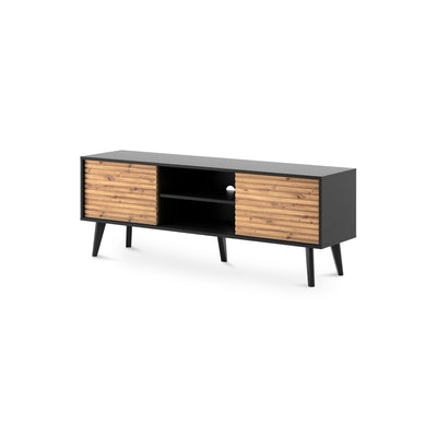 Szafka RTV 154x56 w stylu loft | Las