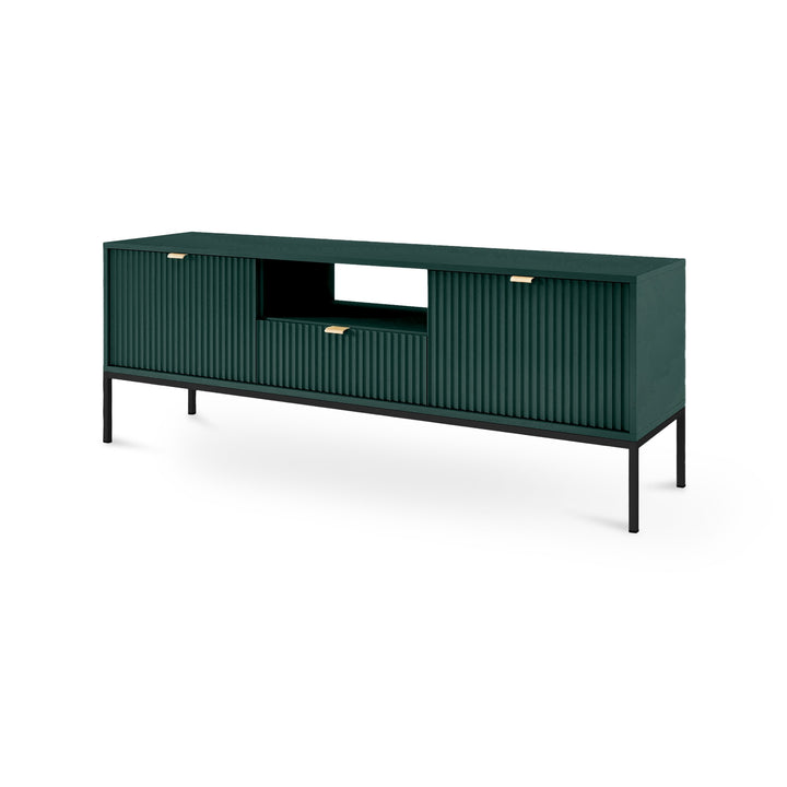 Szafka RTV Roza 154x56 Labrador Green Czarny