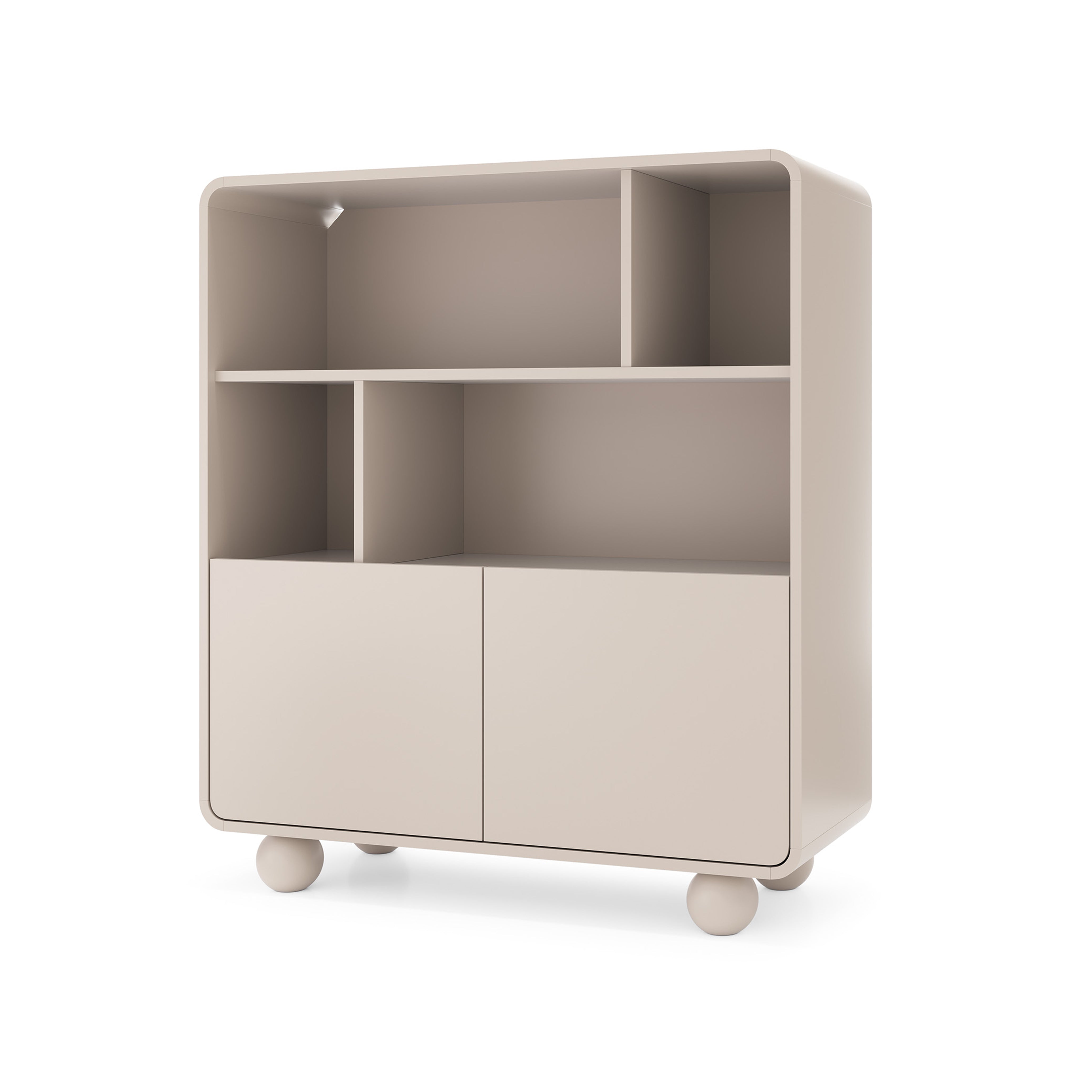Regał 108x121 w stylu japandi | Ballo