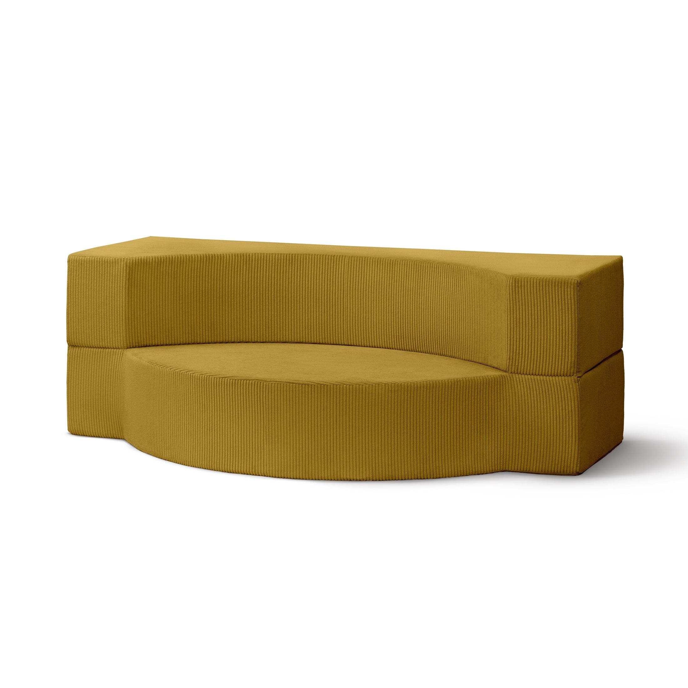 Sofa piankowa modułowa 200 cm z funkcją spania w stylu japandi | Lunaria Miodowy Dąb (POSO 43)