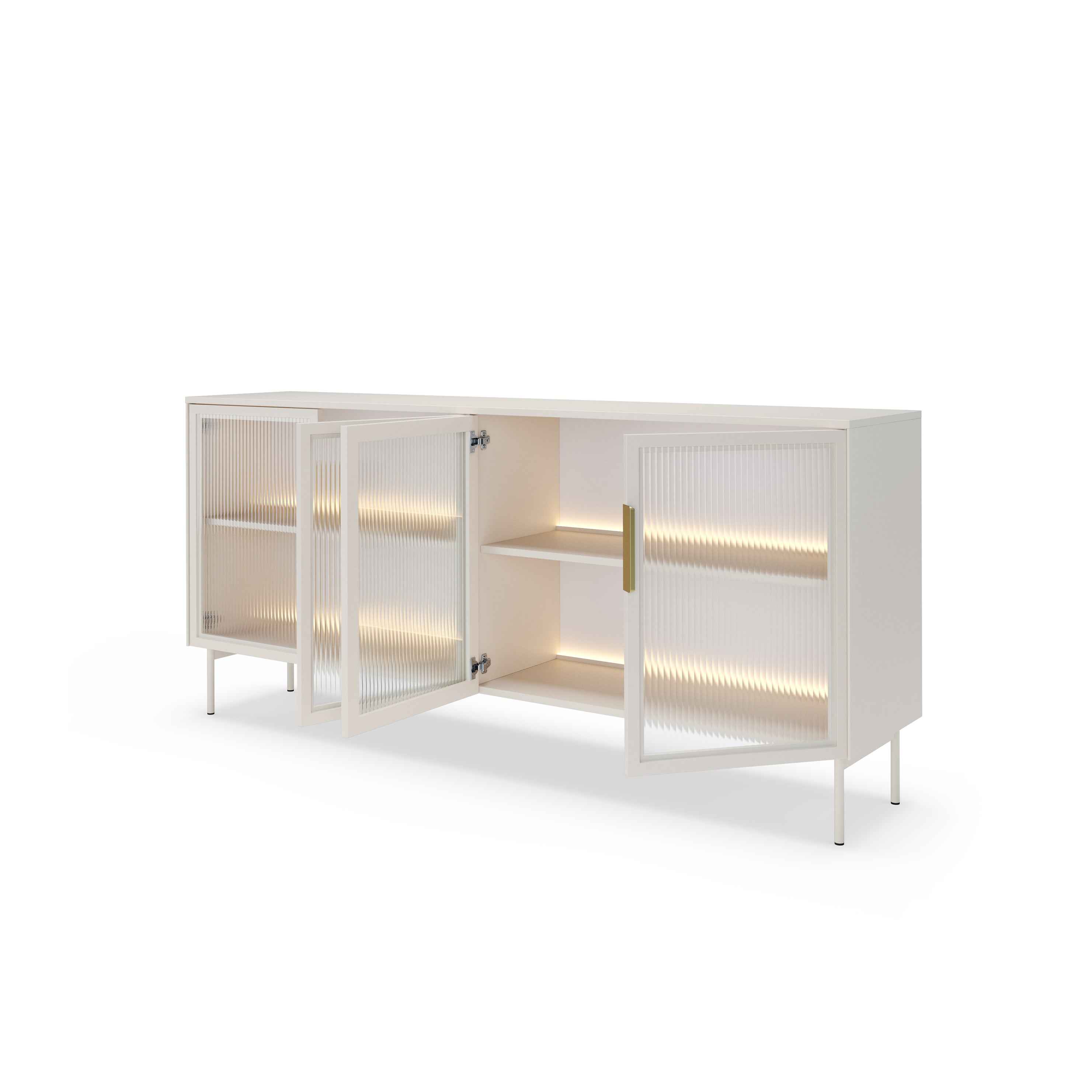Komoda 181x83 z drzwiami w stylu eleganckim | Lummer