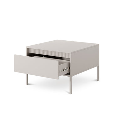 Stolik kawowy 68x48 z szufladą w stylu minimalistycznym | Senra