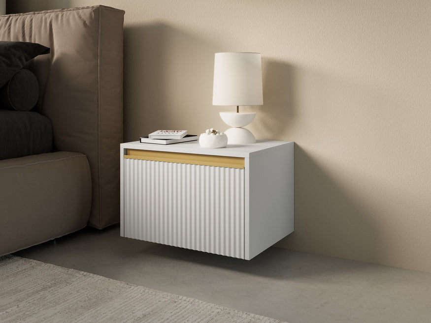 Szafka nocna 54x42 cm w stylu glamour | Westa