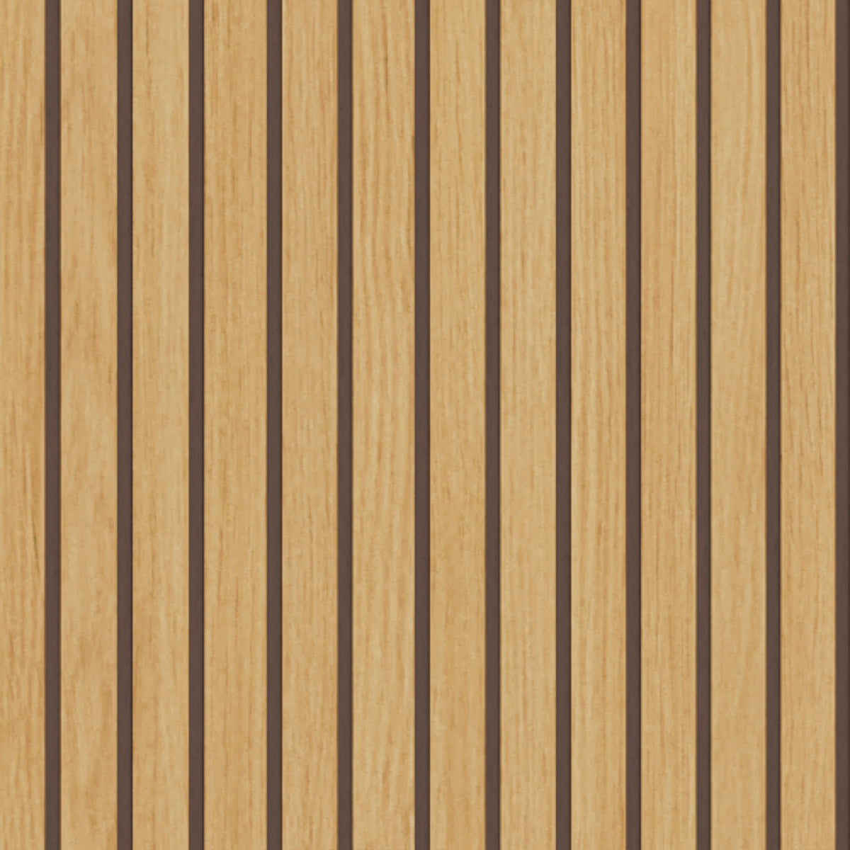 Bambouz 99x141 shoe cupboard – close-up of the slatted front in an oak finish with dark grooves