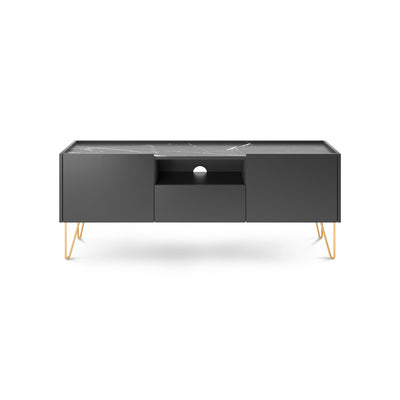 Szafka RTV 144x55 w stylu glamour | Ballada