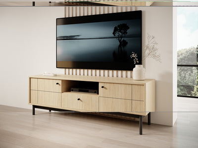 Szafka RTV 154x57 w stylu minimalistycznym | Sabi