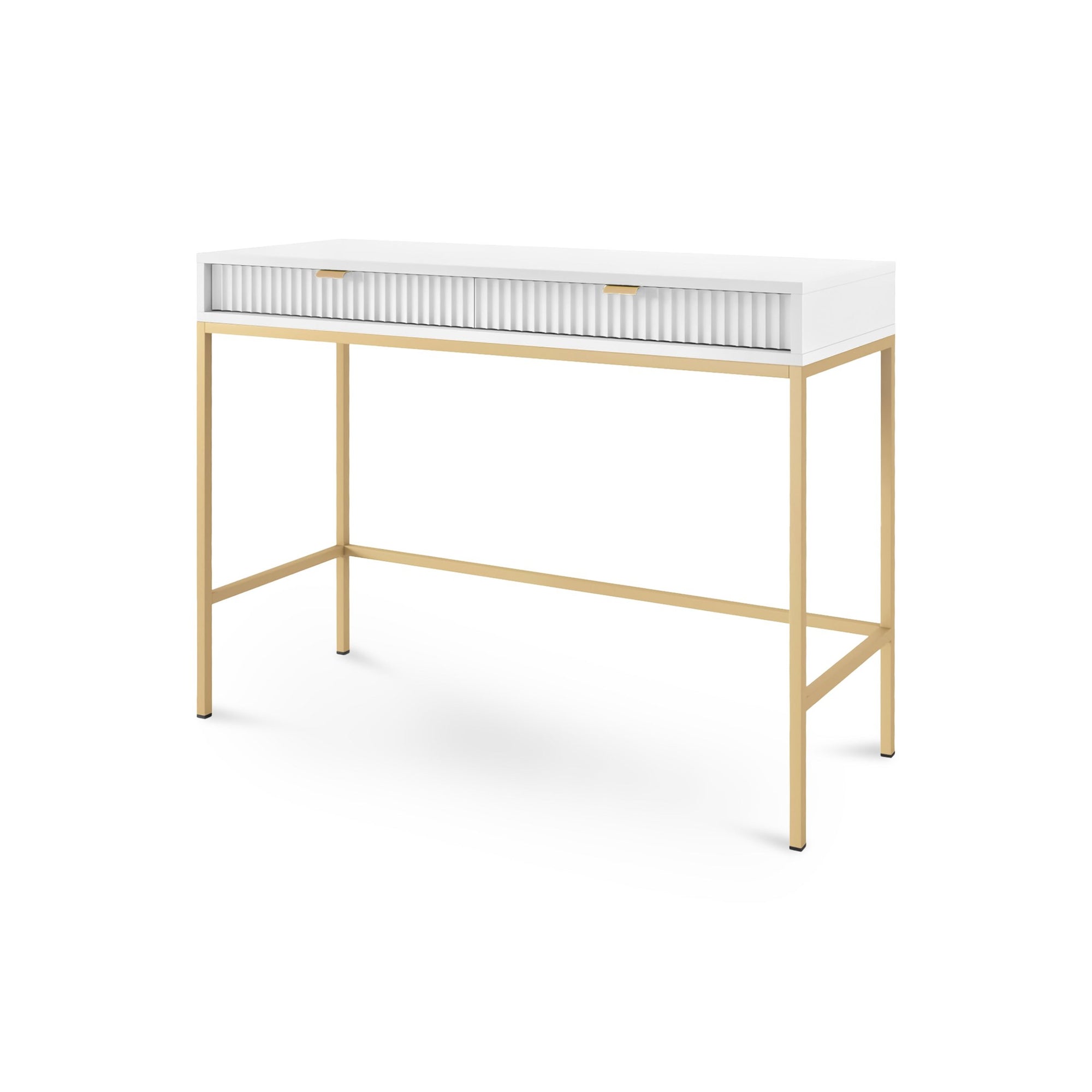 Toaletka Roza 104x78 Biały Złota