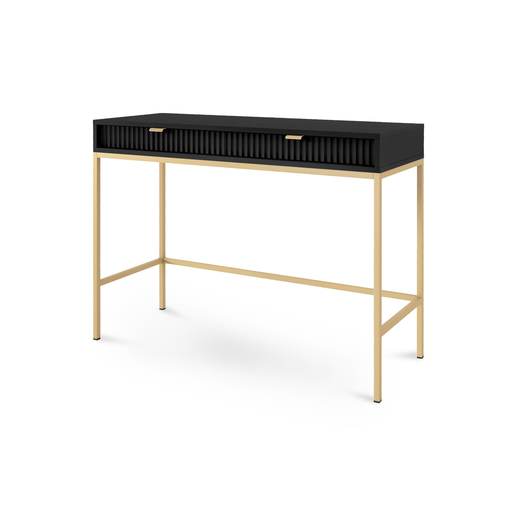 Toaletka Roza 104x78 Czarny Złota