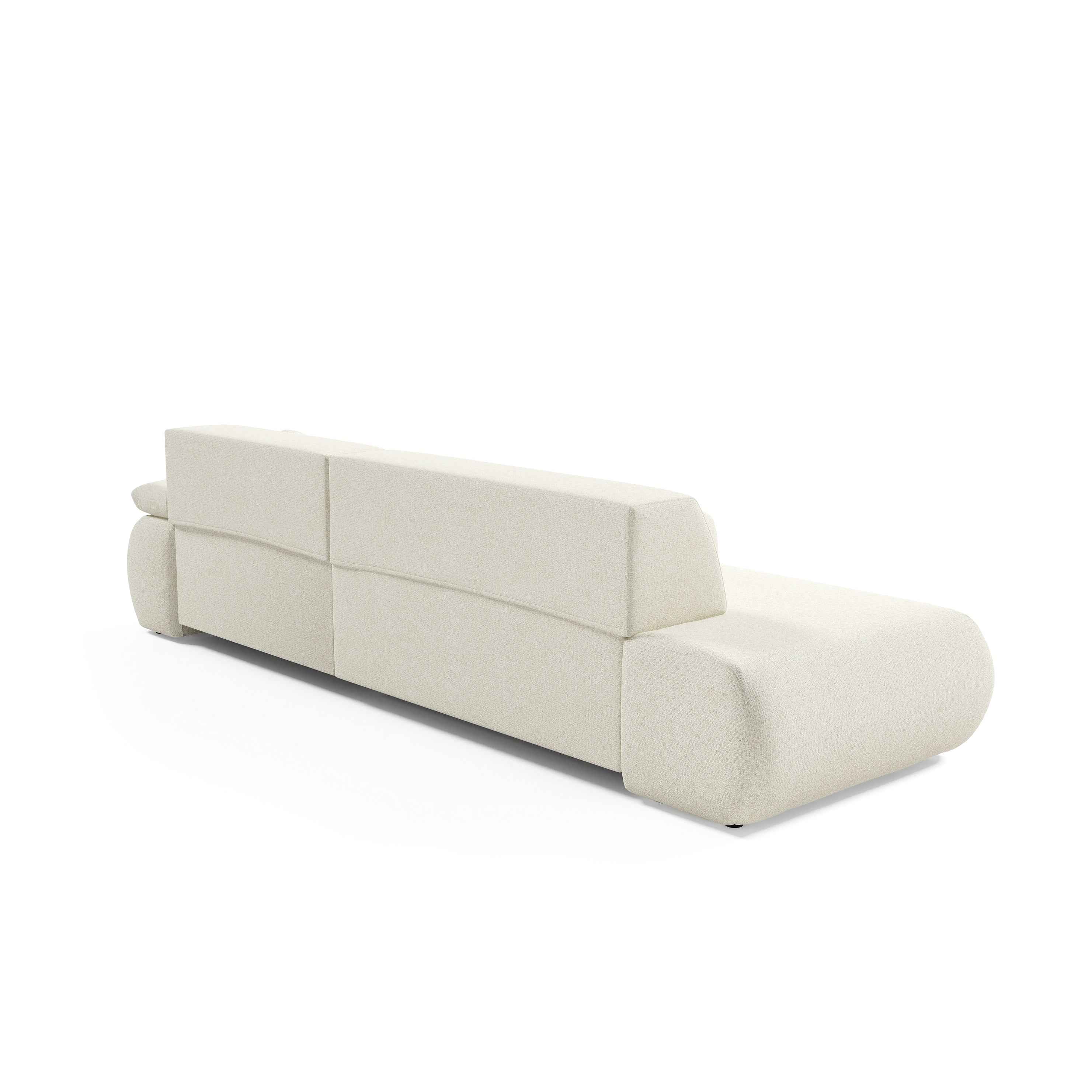 Narożnik 4-osobowy z funkcją spania w stylu minimalistycznym | Puentro