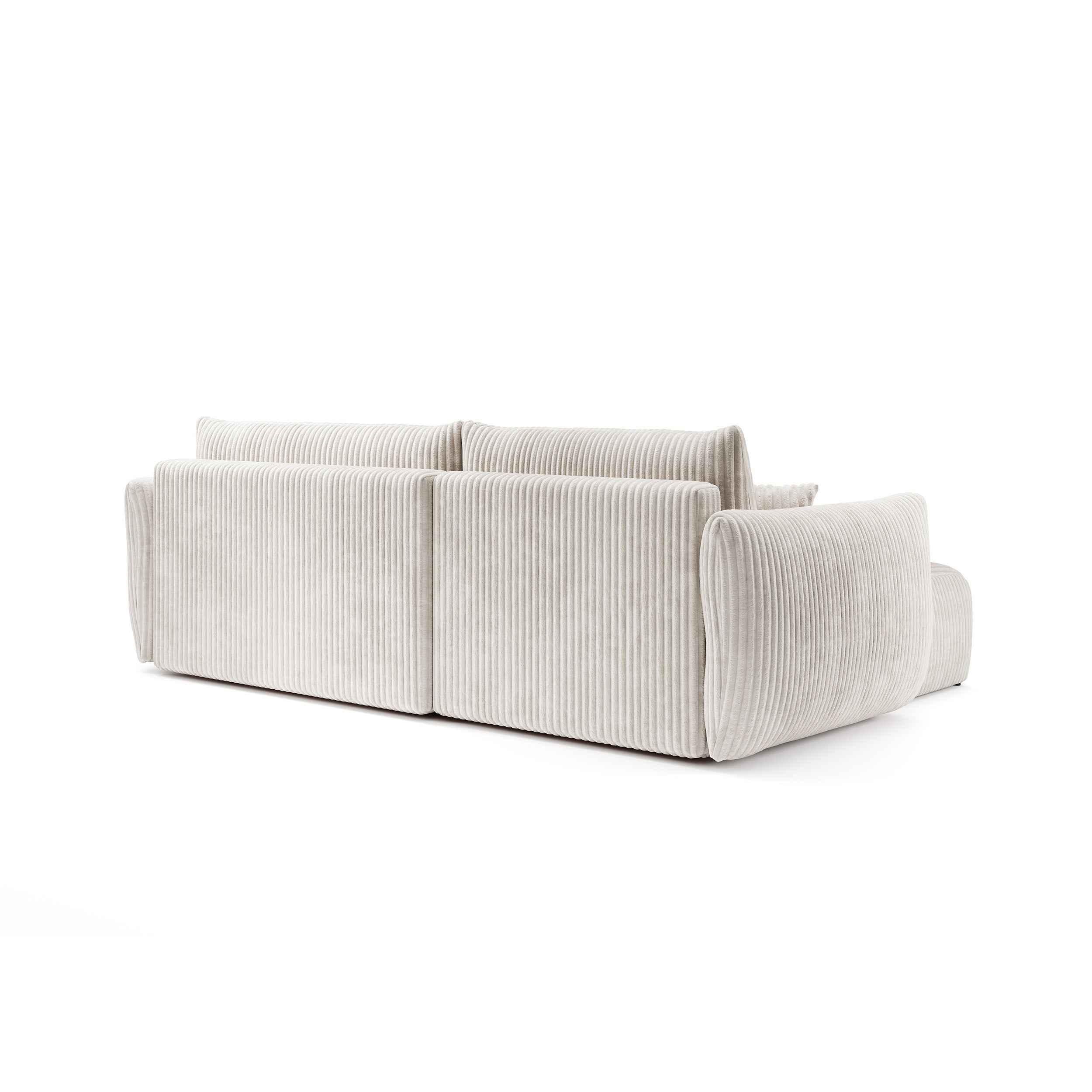 Narożnik z funkcją spania 257 cm w stylu nowoczesnym | ALLORO