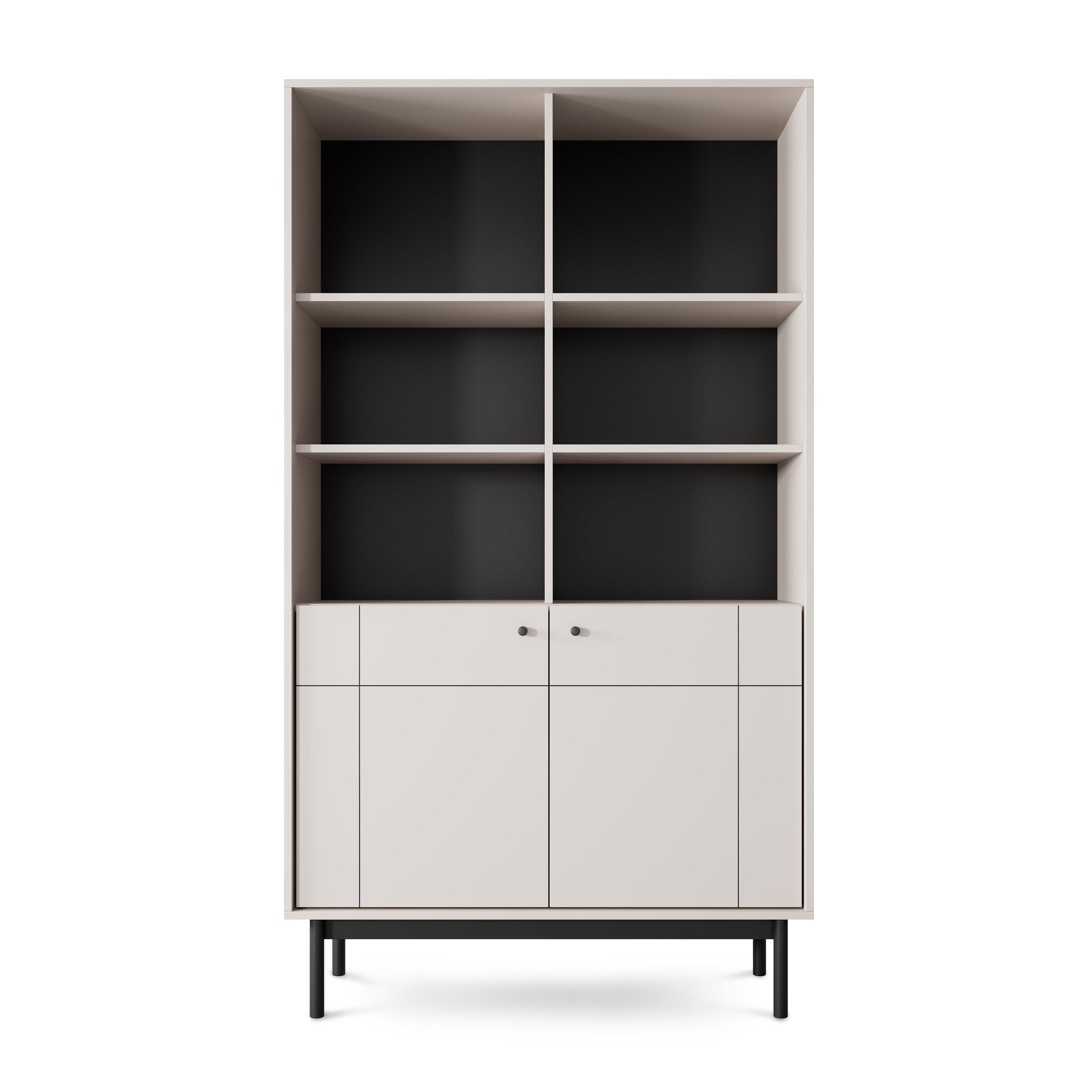 Witryna 104x185 cm w stylu japandi | Sabi