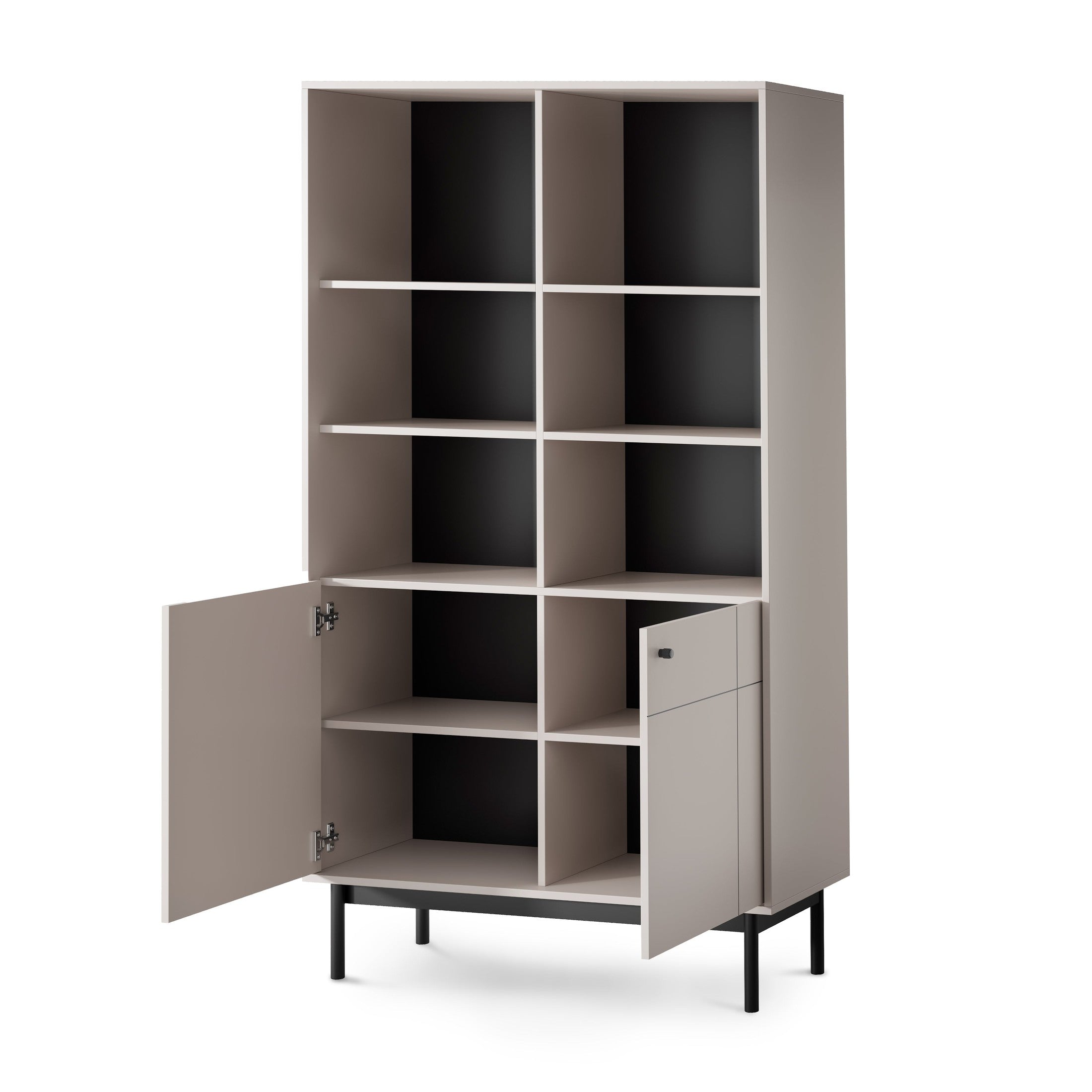 Witryna 104x185 cm w stylu japandi | Sabi