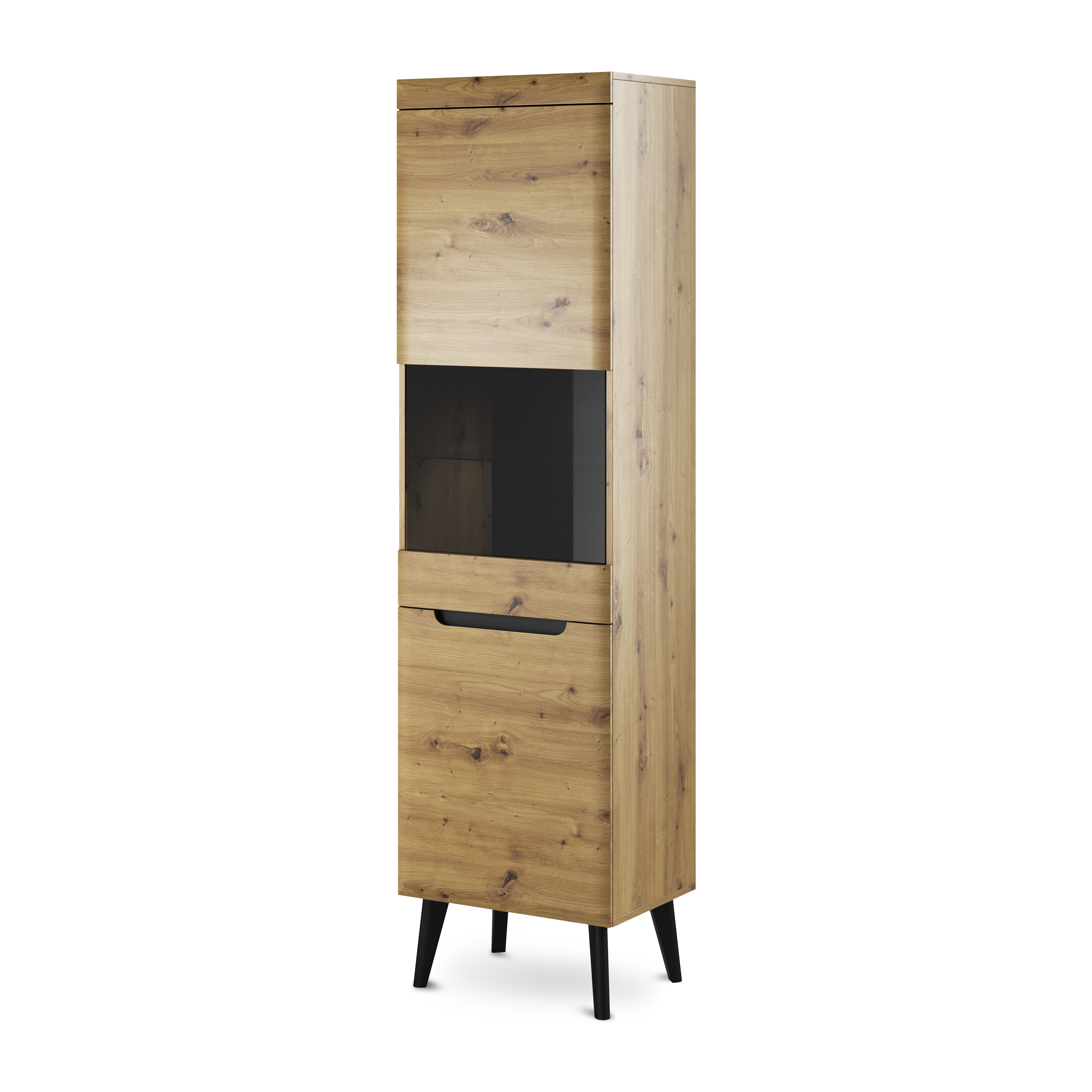 Witryna Trava 53x197 Dąb Artisan