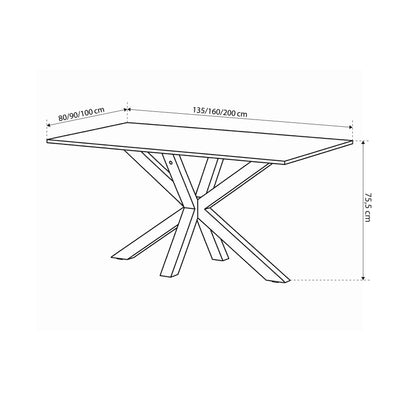Dining table in industrial style | Oryss Classic