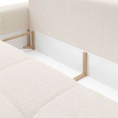 Sofa 3-osobowa z funkcją spania 149x200 z pojemnikiem w stylu nowoczesnym | SOSO
