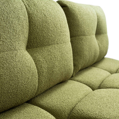 Sofa 3-osobowa z funkcją spania 142x200 w stylu miękkiego minimalizmu| Milorya