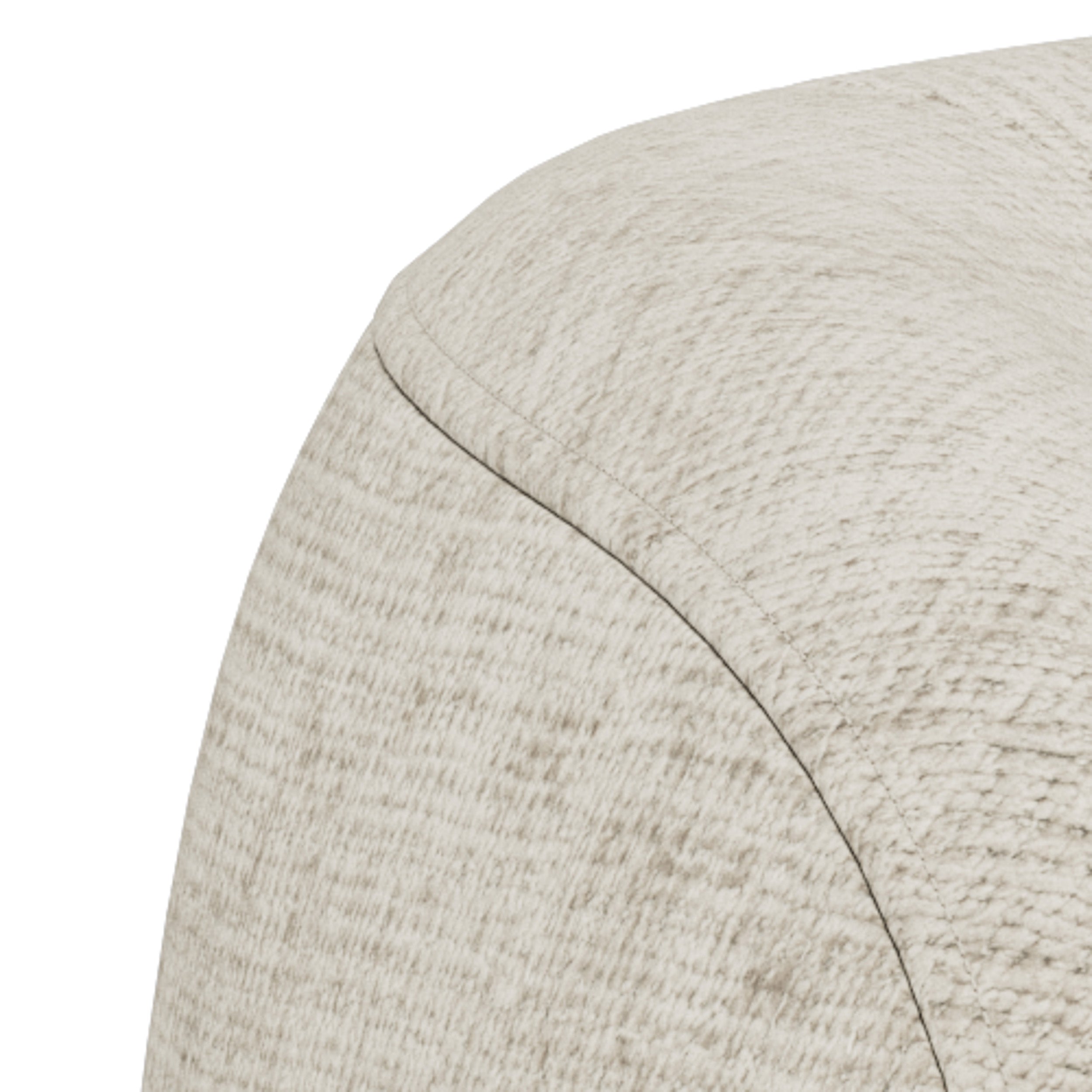 Fotel obrotowy z miękkim siedziskiem w stylu nowoczesnym - tapicerowany, otulająca forma | Setum