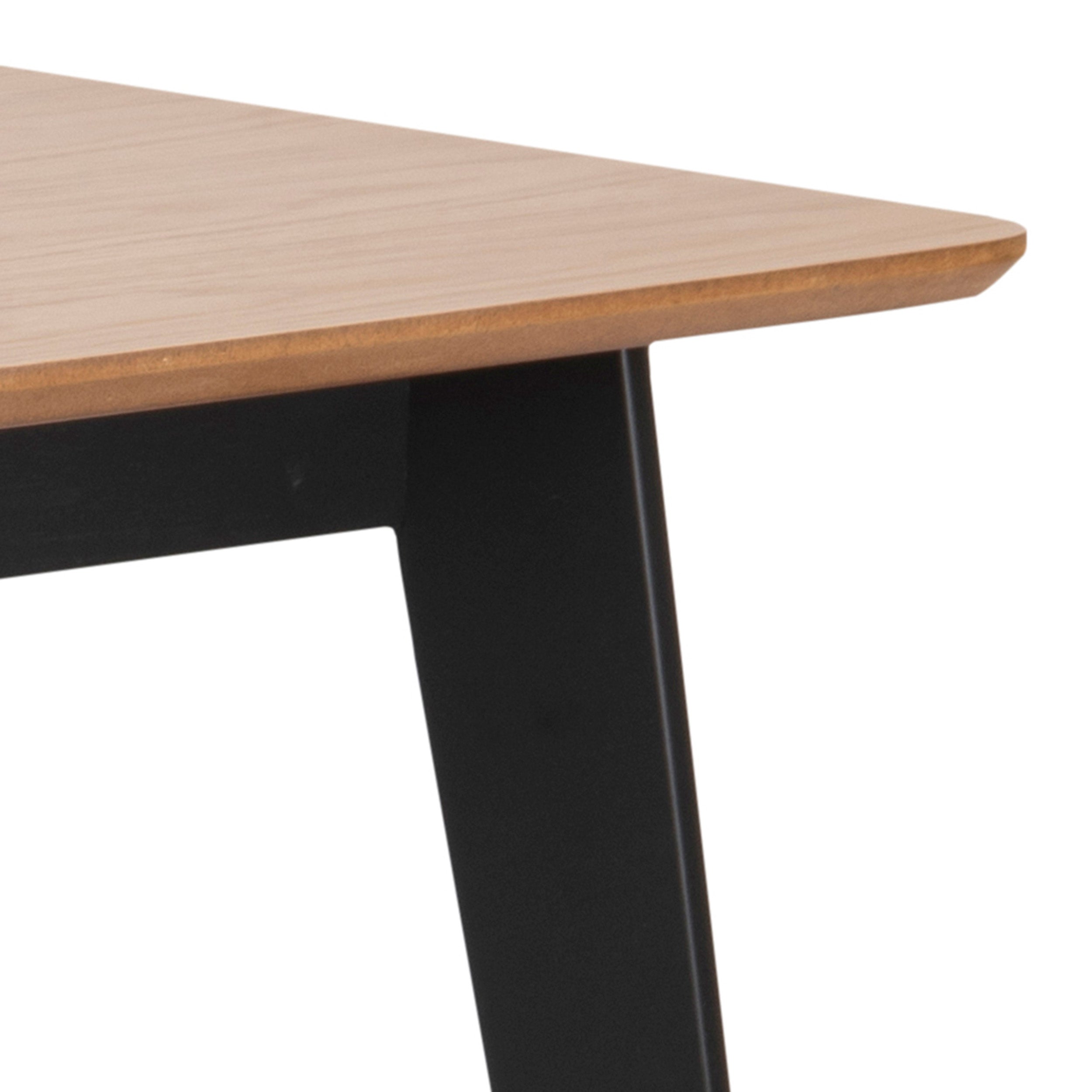 Stół do jadalni 120x80 w stylu skandynawskim - drewniany blat, matowe wykończenie | Krel