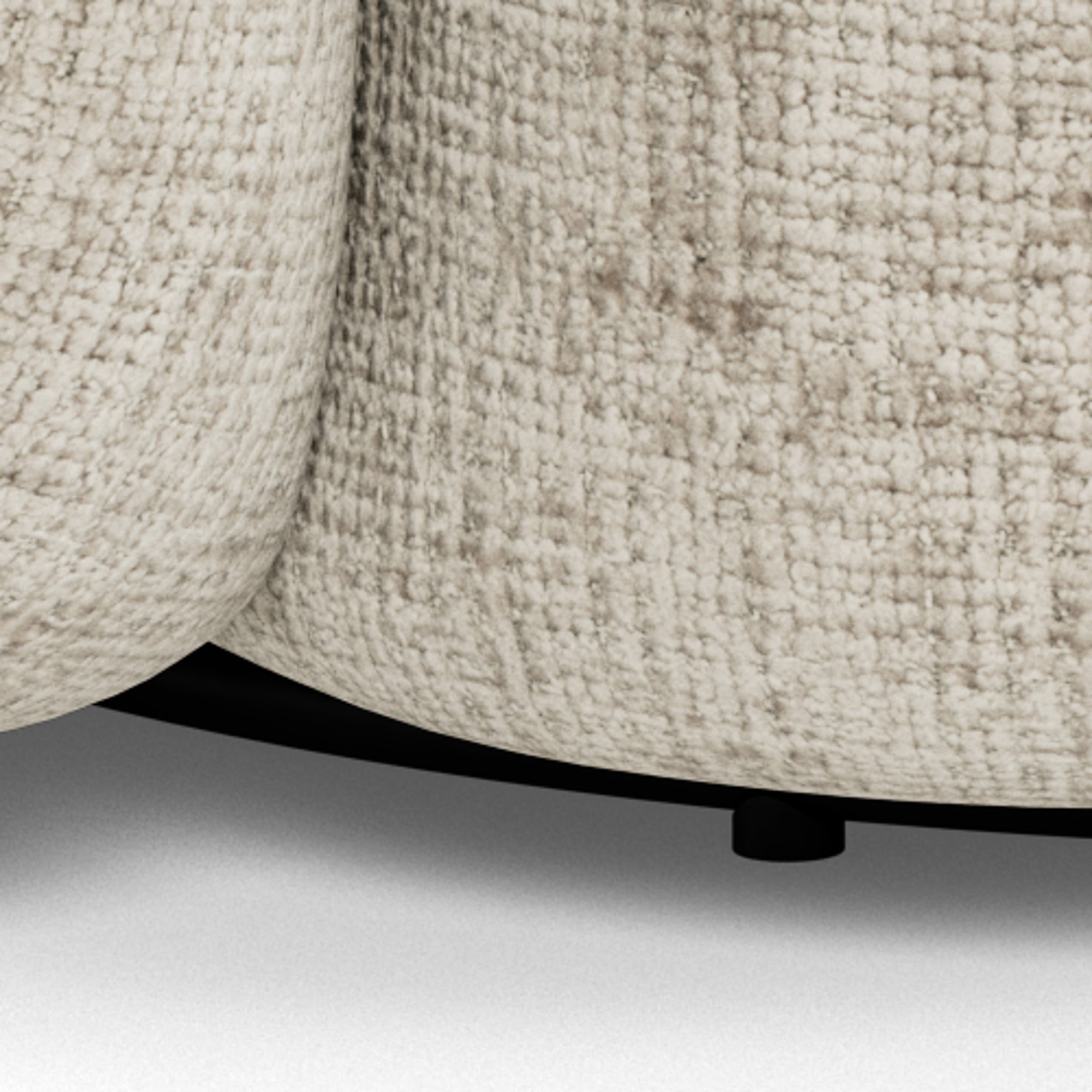 Fotel obrotowy z miękkim siedziskiem w stylu nowoczesnym - tapicerowany, otulająca forma | Setum