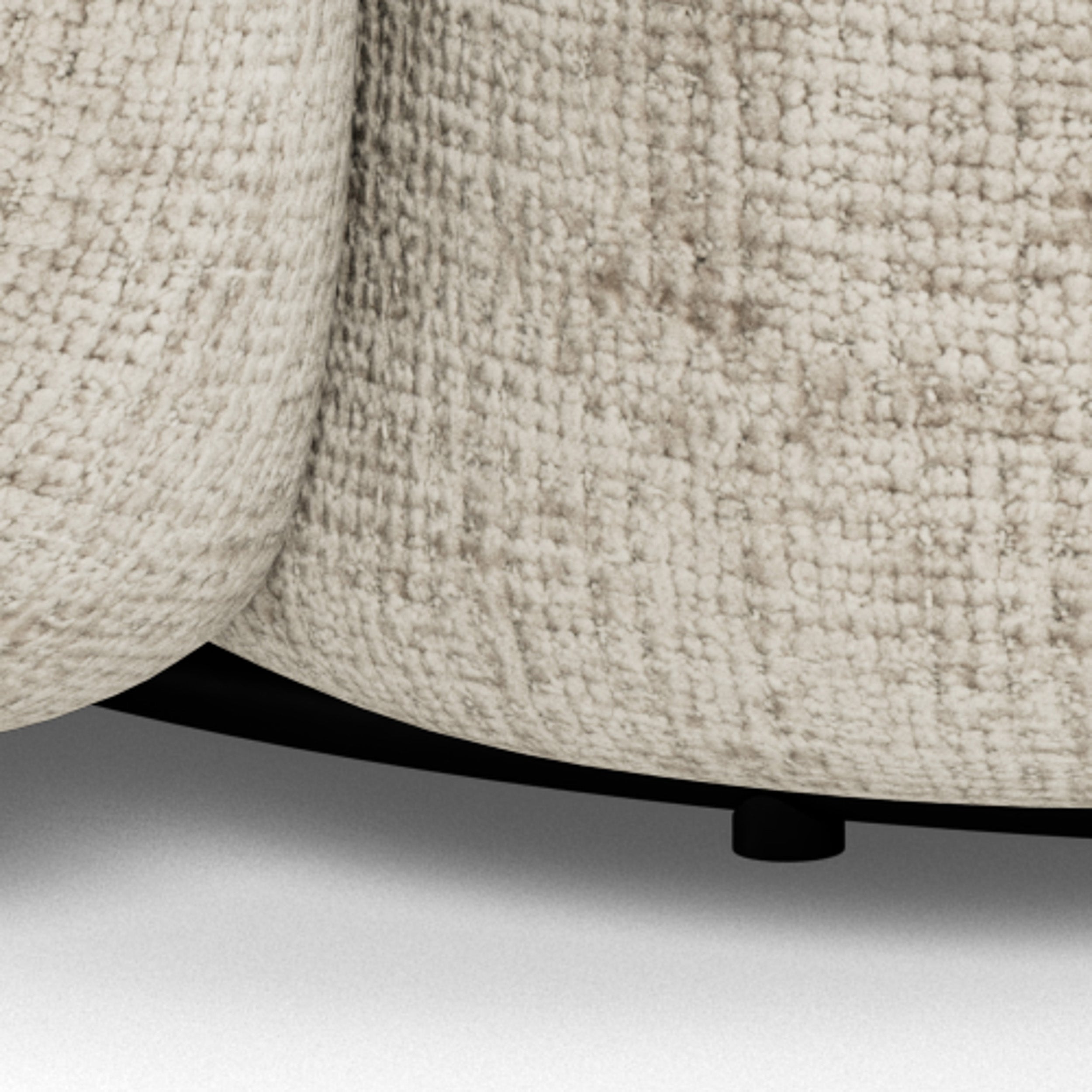 Fotel obrotowy z miękkim siedziskiem w stylu nowoczesnym - tapicerowany, otulająca forma | Setum