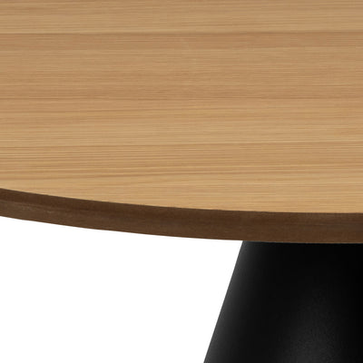 Okrągły stolik kawowy o średnicy 65 cm w stylu soft loft | Talin