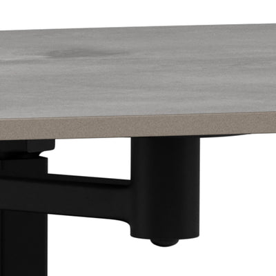 Stolik kawowy z obrotowym blatem 128 × 40 cm w stylu loftowym | Dualis