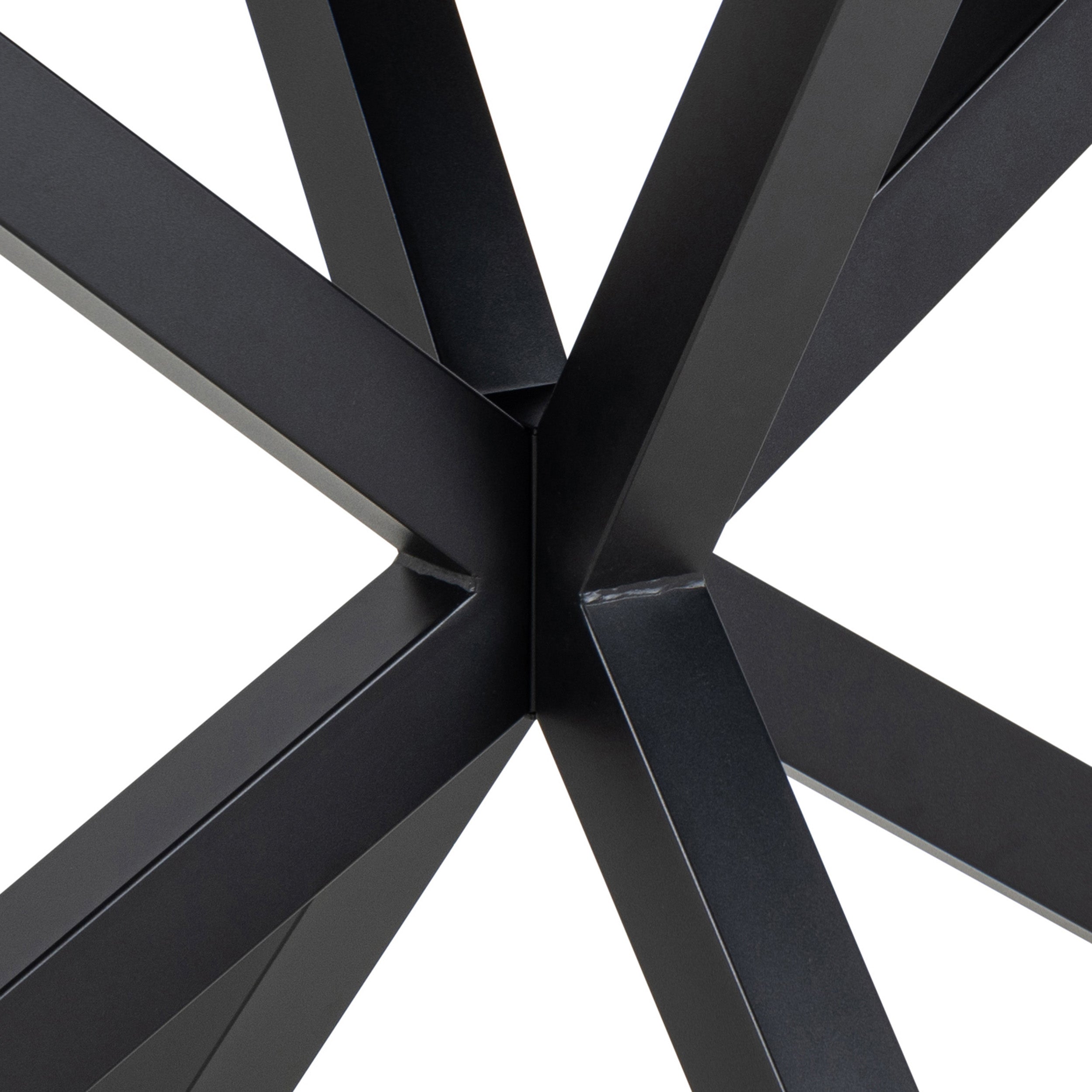 Stół do jadalni 135x80 w stylu nowoczesnym - ceramiczny blat w 4 kolorach, czarna podstawa | Oryss
