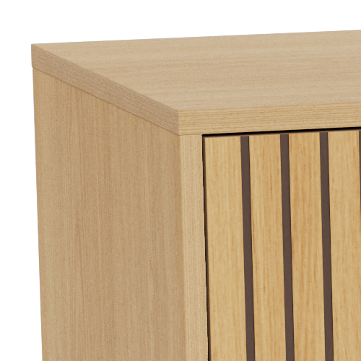 Sideboard 158x81 with a lamella front in a modern style | Bambouz
