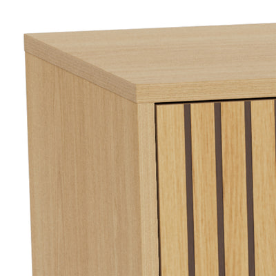 Sideboard 158x81 with a lamella front in a modern style | Bambouz