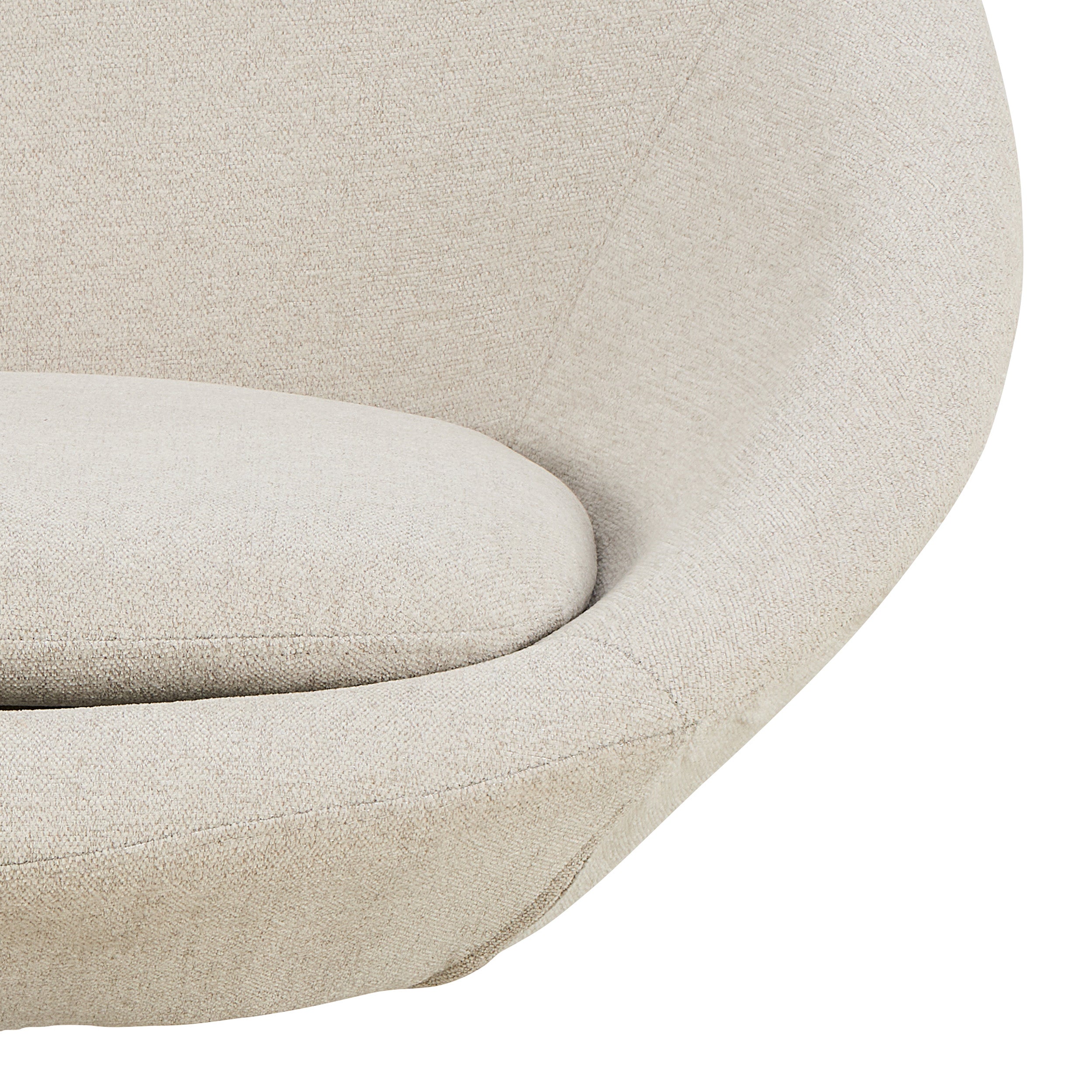 Fotel do relaksu obrotowy w stylu soft | Otulo