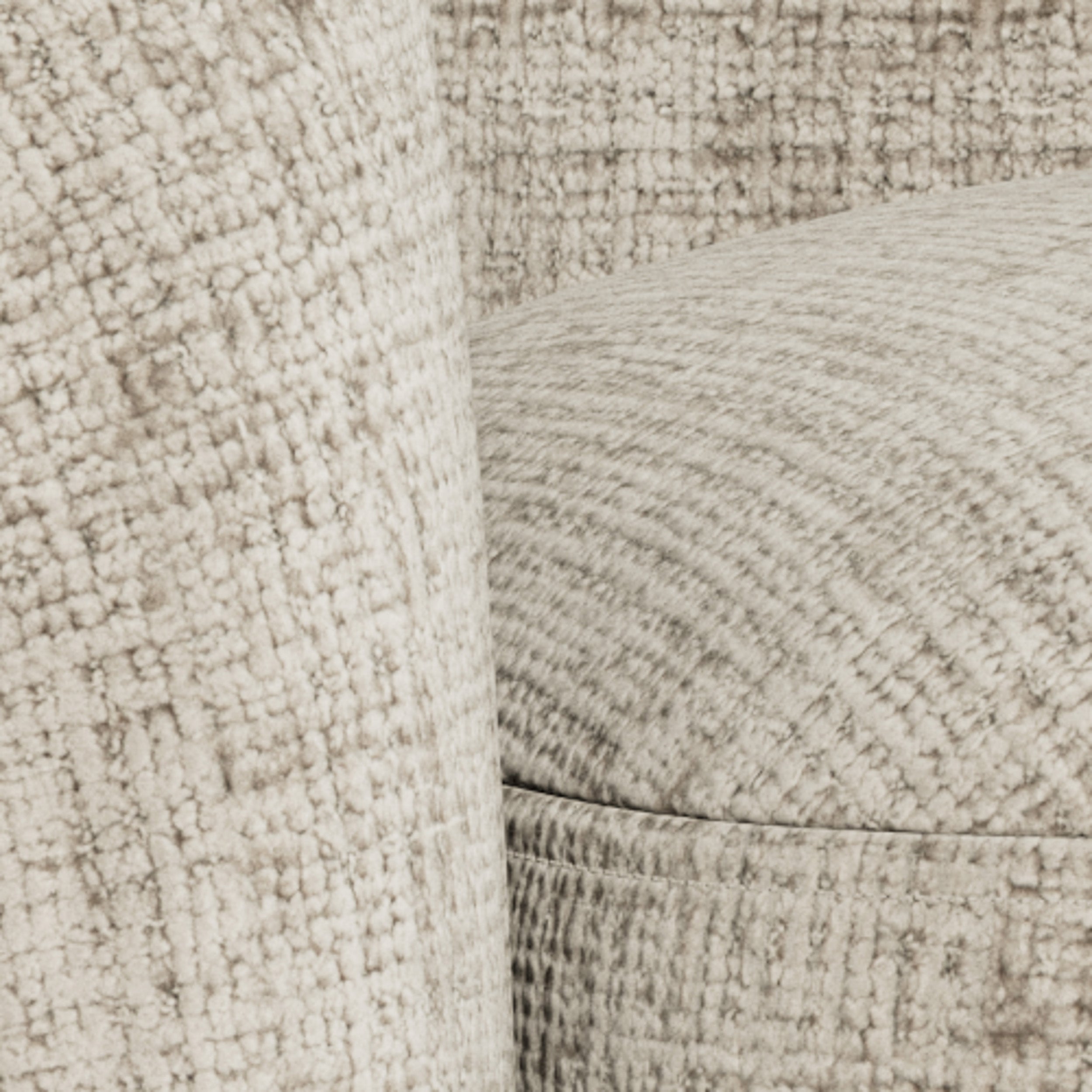 Fotel obrotowy z miękkim siedziskiem w stylu nowoczesnym - tapicerowany, otulająca forma | Setum